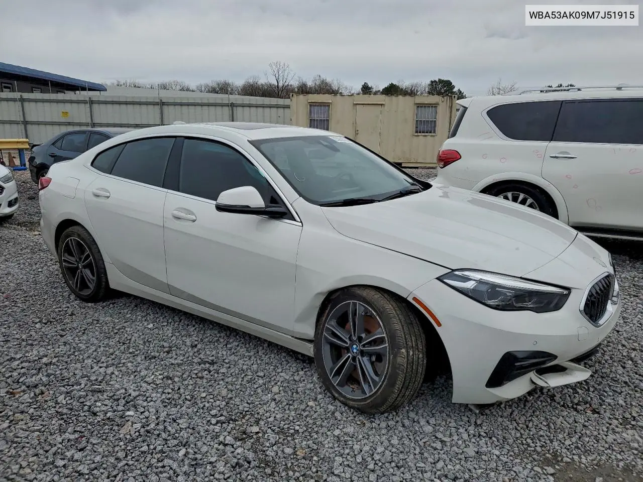 WBA53AK09M7J51915 2021 BMW 228I