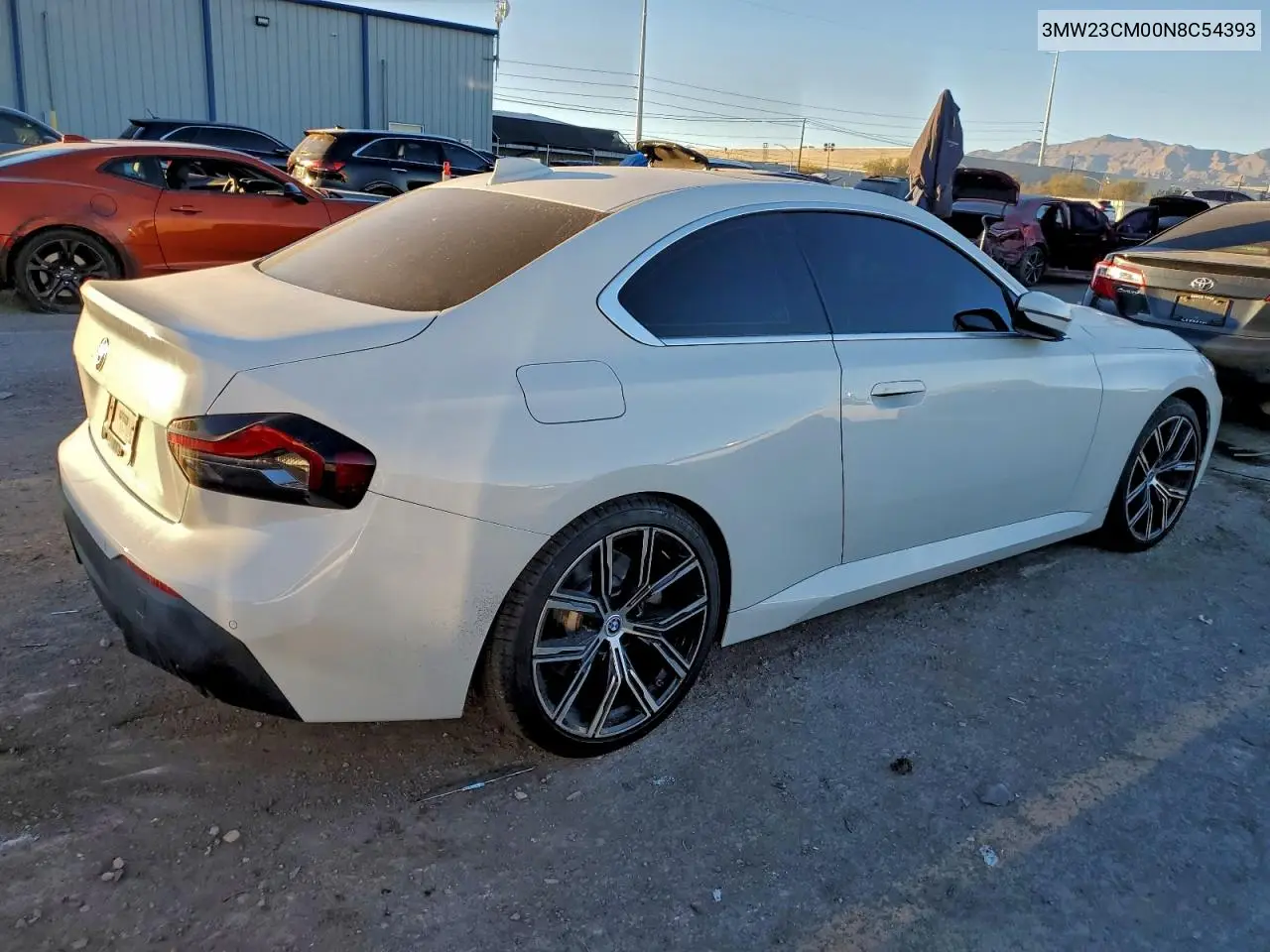 3MW23CM00N8C54393 2022 BMW 230I