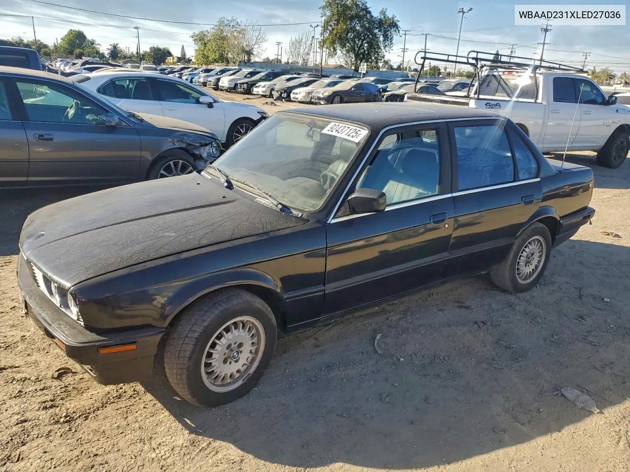 WBAAD231XLED27036 1990 BMW 325 I Automatic