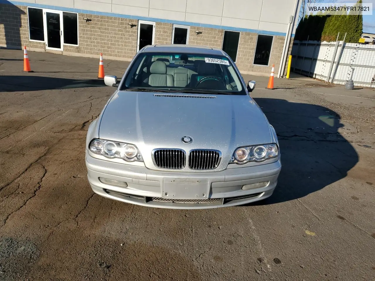 WBAAM5347YFR17821 2000 BMW 328 I