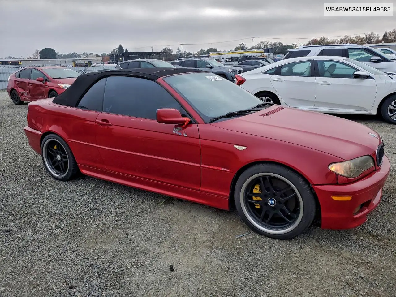 WBABW53415PL49585 2005 BMW 330 Ci