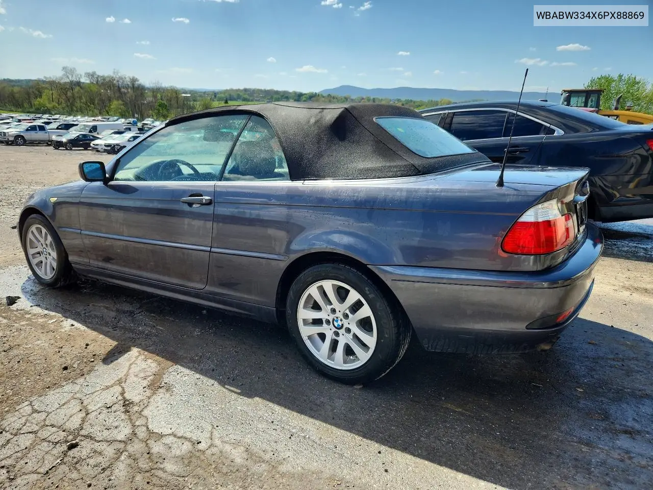 WBABW334X6PX88869 2006 BMW 325 Ci
