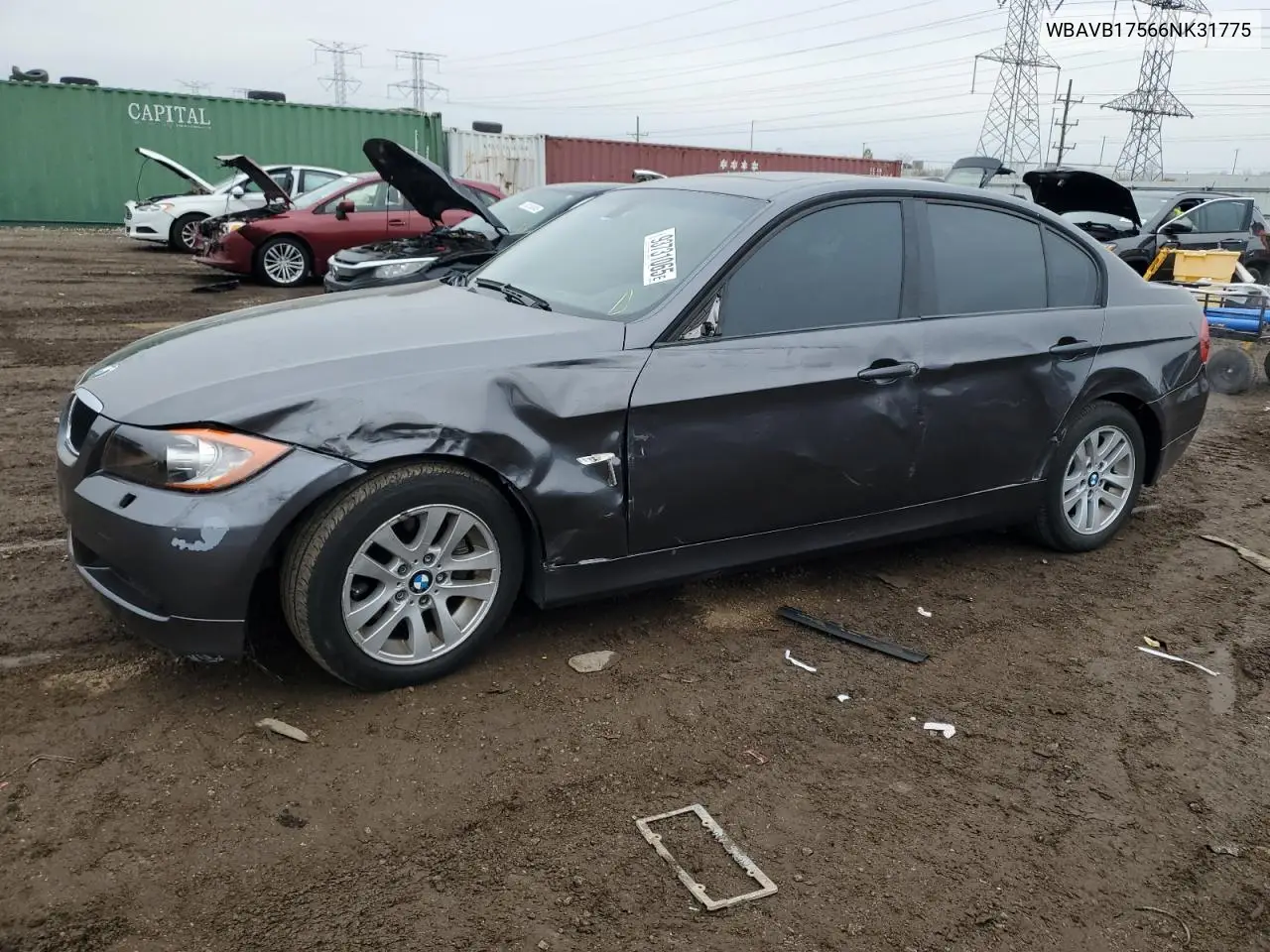 WBAVB17566NK31775 2006 BMW 325 I Automatic