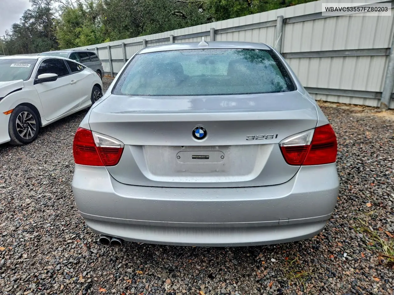 WBAVC53557FZ80203 2007 BMW 328 I Sulev