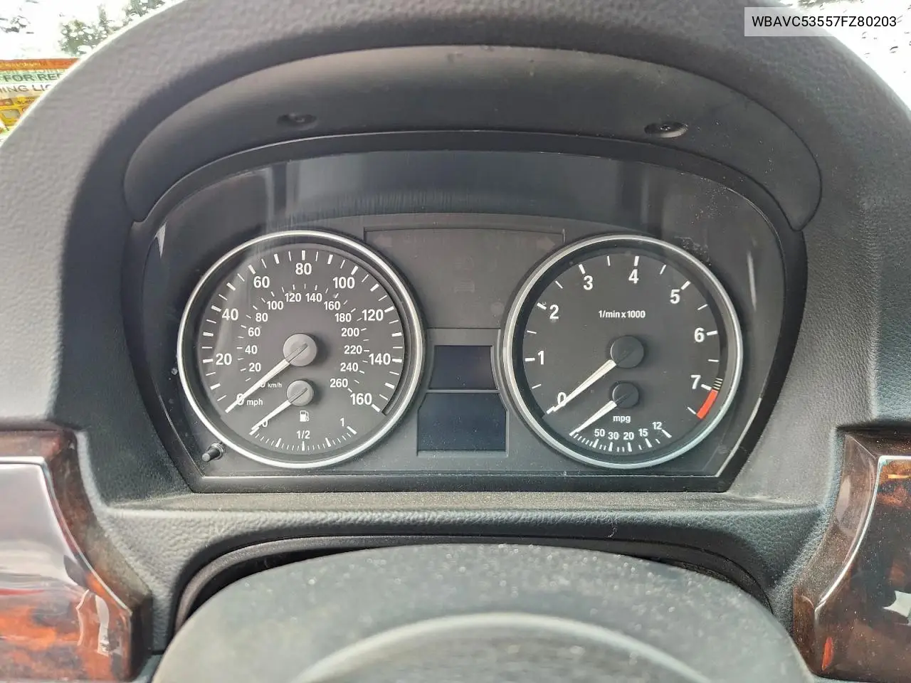 WBAVC53557FZ80203 2007 BMW 328 I Sulev