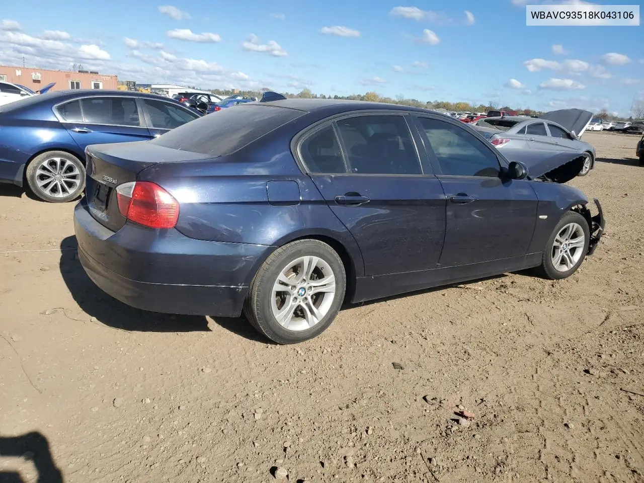 WBAVC93518K043106 2008 BMW 328 Xi