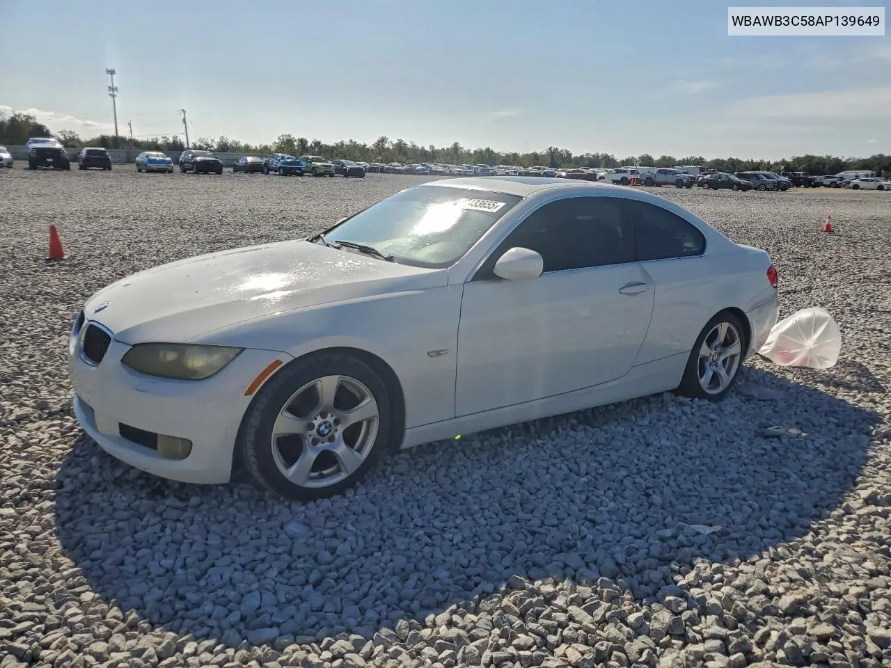 WBAWB3C58AP139649 2010 BMW 328 I