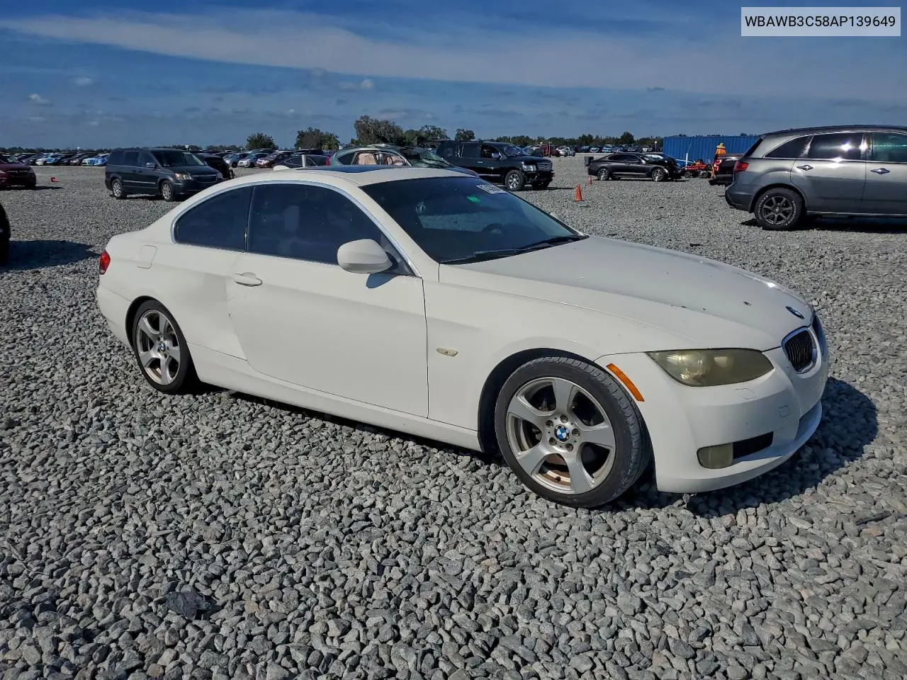WBAWB3C58AP139649 2010 BMW 328 I