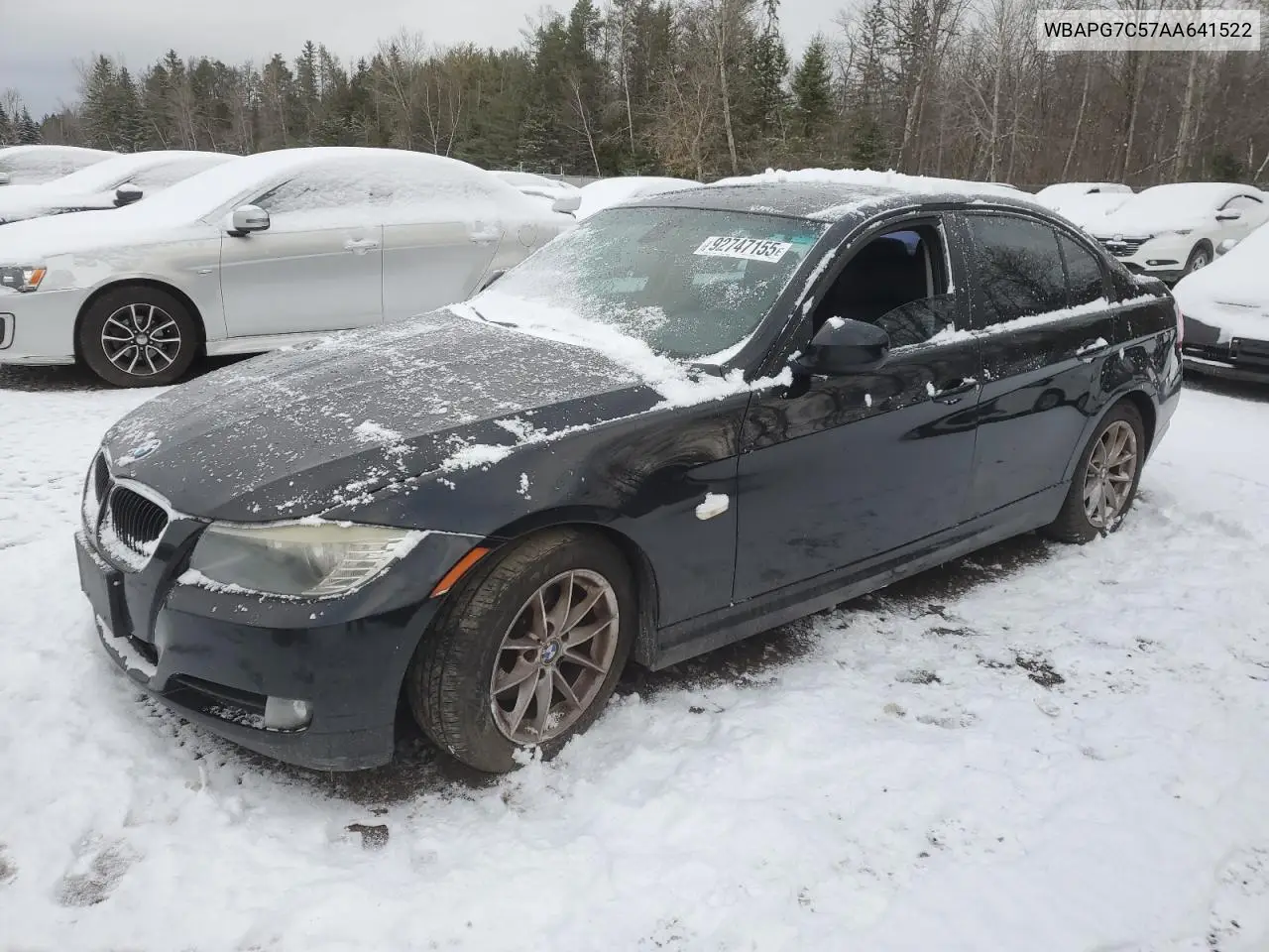 WBAPG7C57AA641522 2010 BMW 323 I