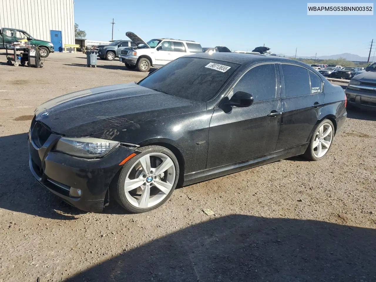 WBAPM5G53BNN00352 2011 BMW 335 I