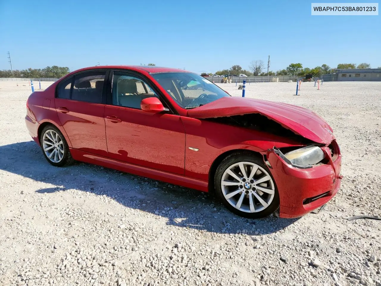 WBAPH7C53BA801233 2011 BMW 328 I