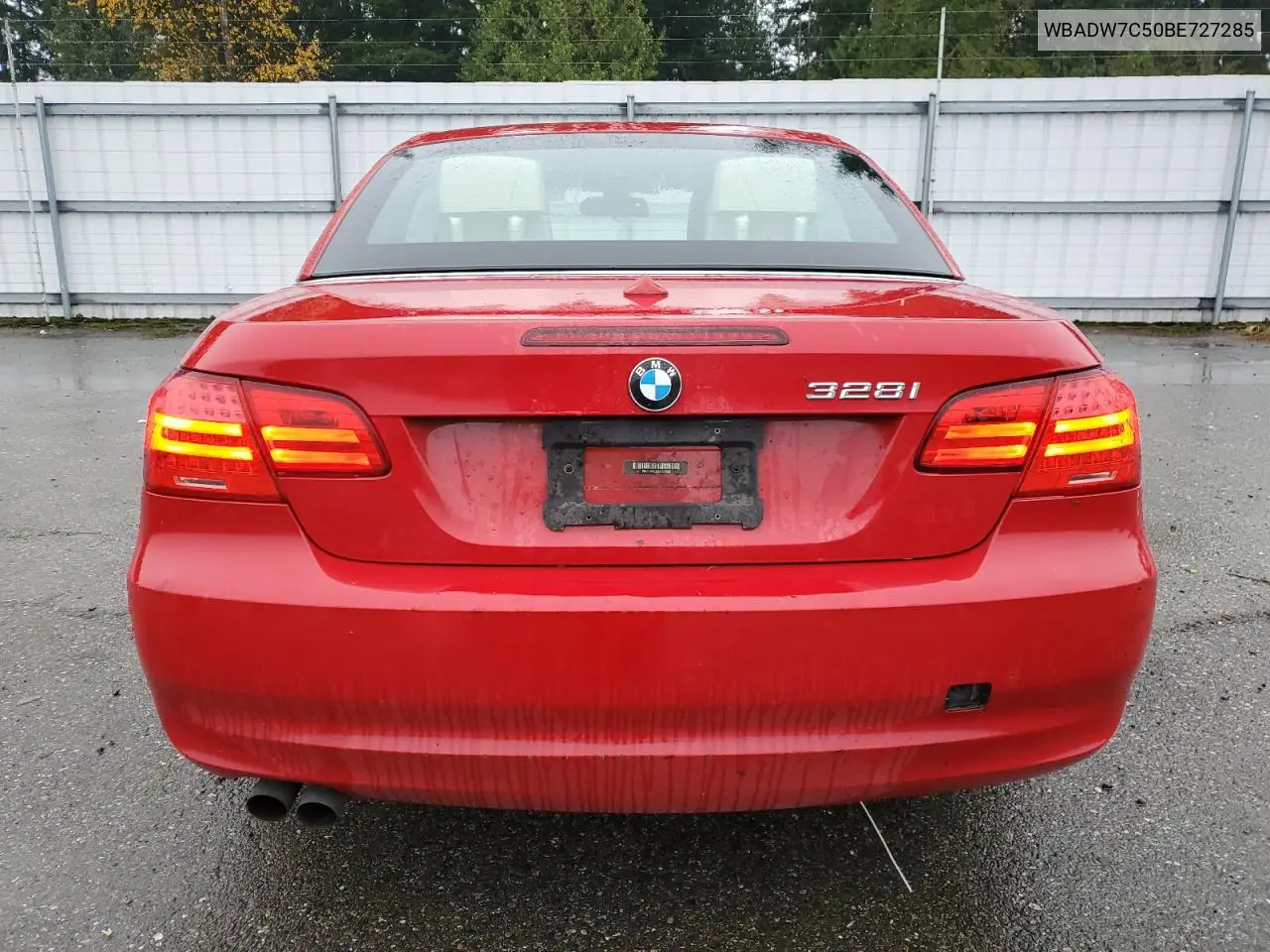 WBADW7C50BE727285 2011 BMW 328 I Sulev