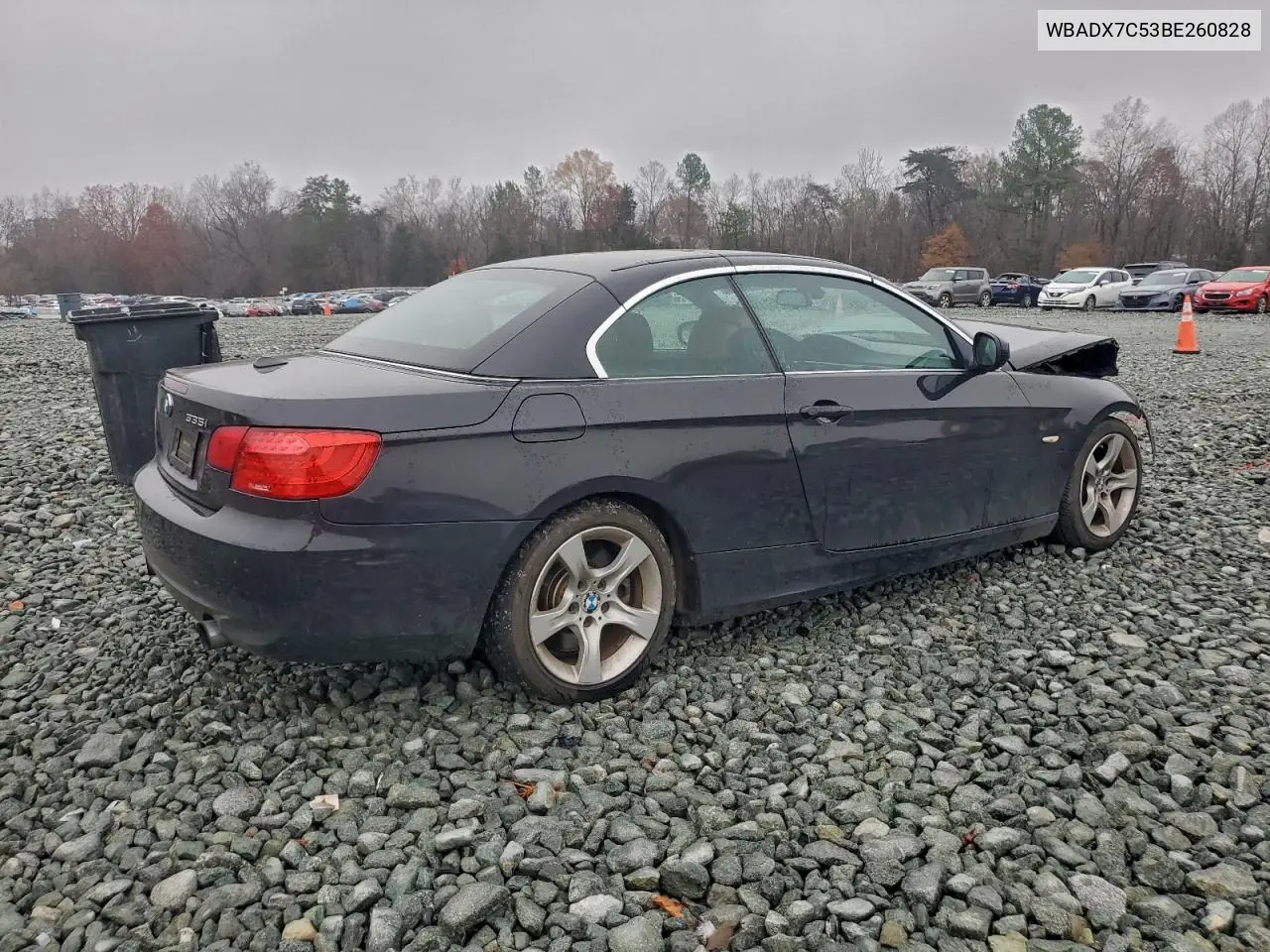 WBADX7C53BE260828 2011 BMW 335 I