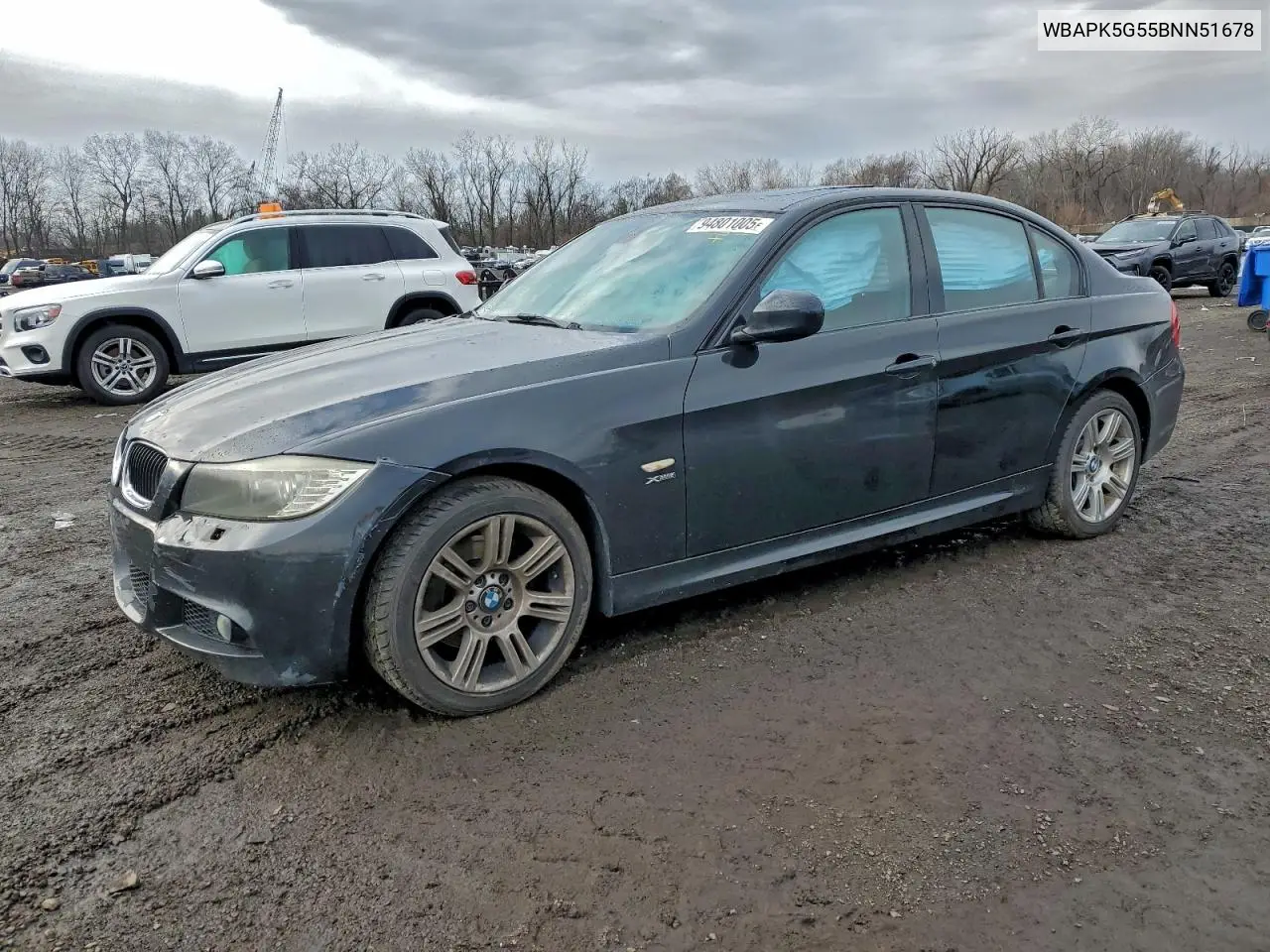 WBAPK5G55BNN51678 2011 BMW 328 Xi Sulev