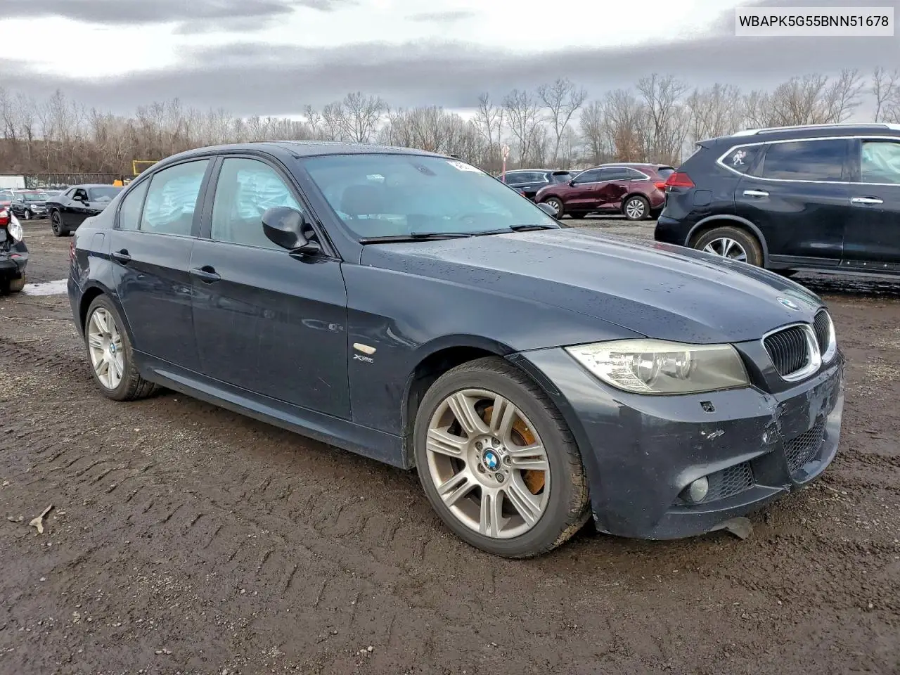 WBAPK5G55BNN51678 2011 BMW 328 Xi Sulev