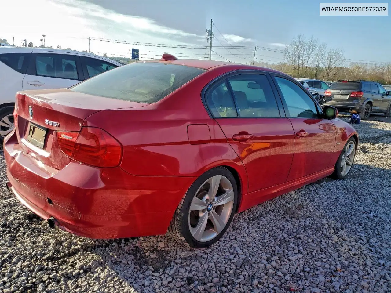 WBAPM5C53BE577339 2011 BMW 335 I
