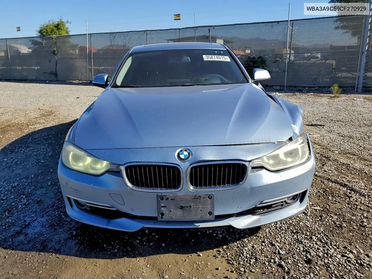 WBA3A9C59CF270929 2012 BMW 335 I