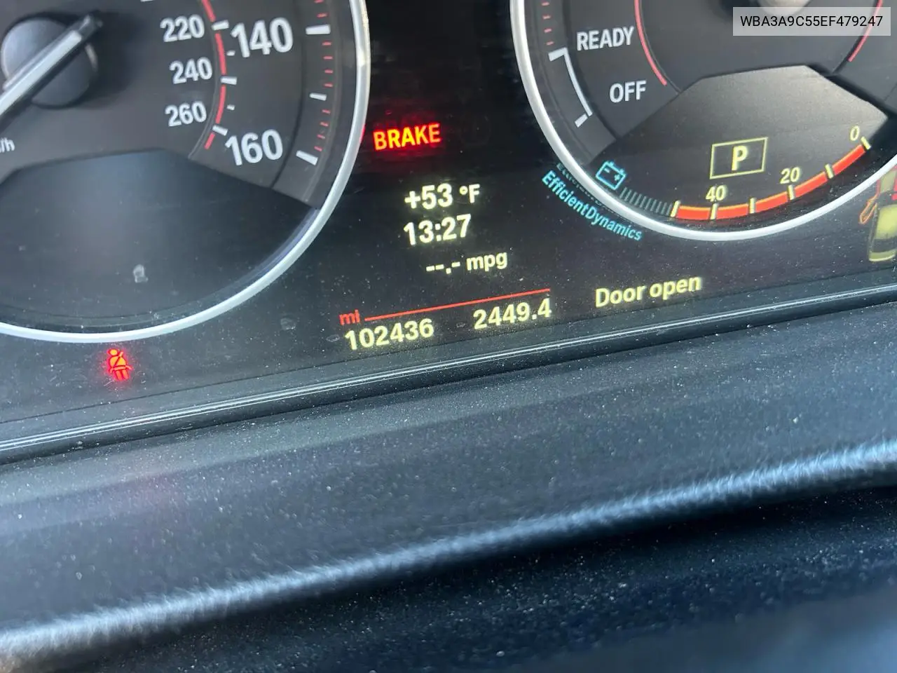 WBA3A9C55EF479247 2014 BMW 335 I
