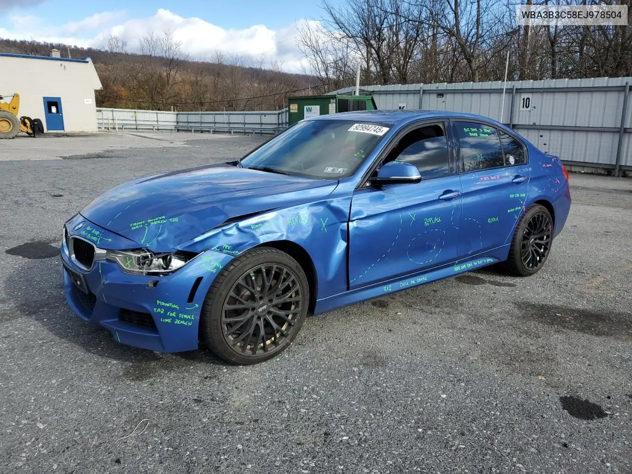 WBA3B3C58EJ978504 2014 BMW 328 Xi