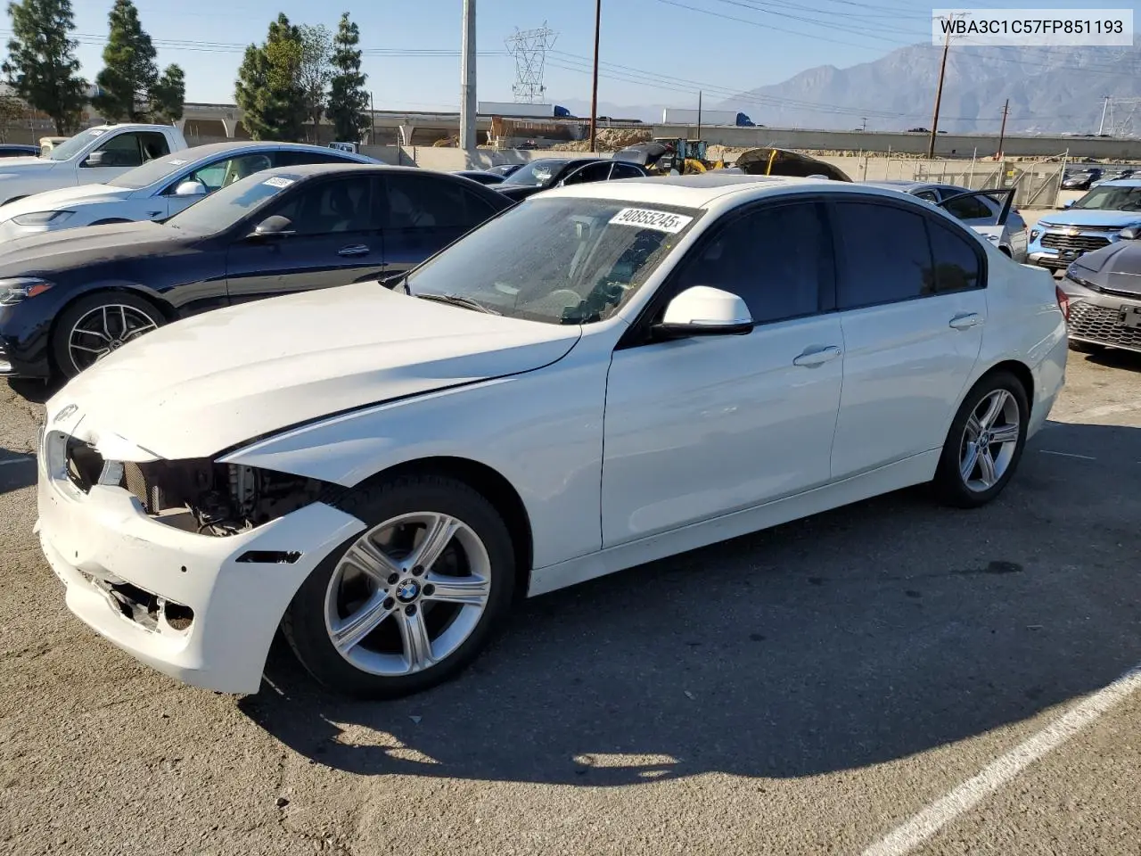 WBA3C1C57FP851193 2015 BMW 328 I Sulev