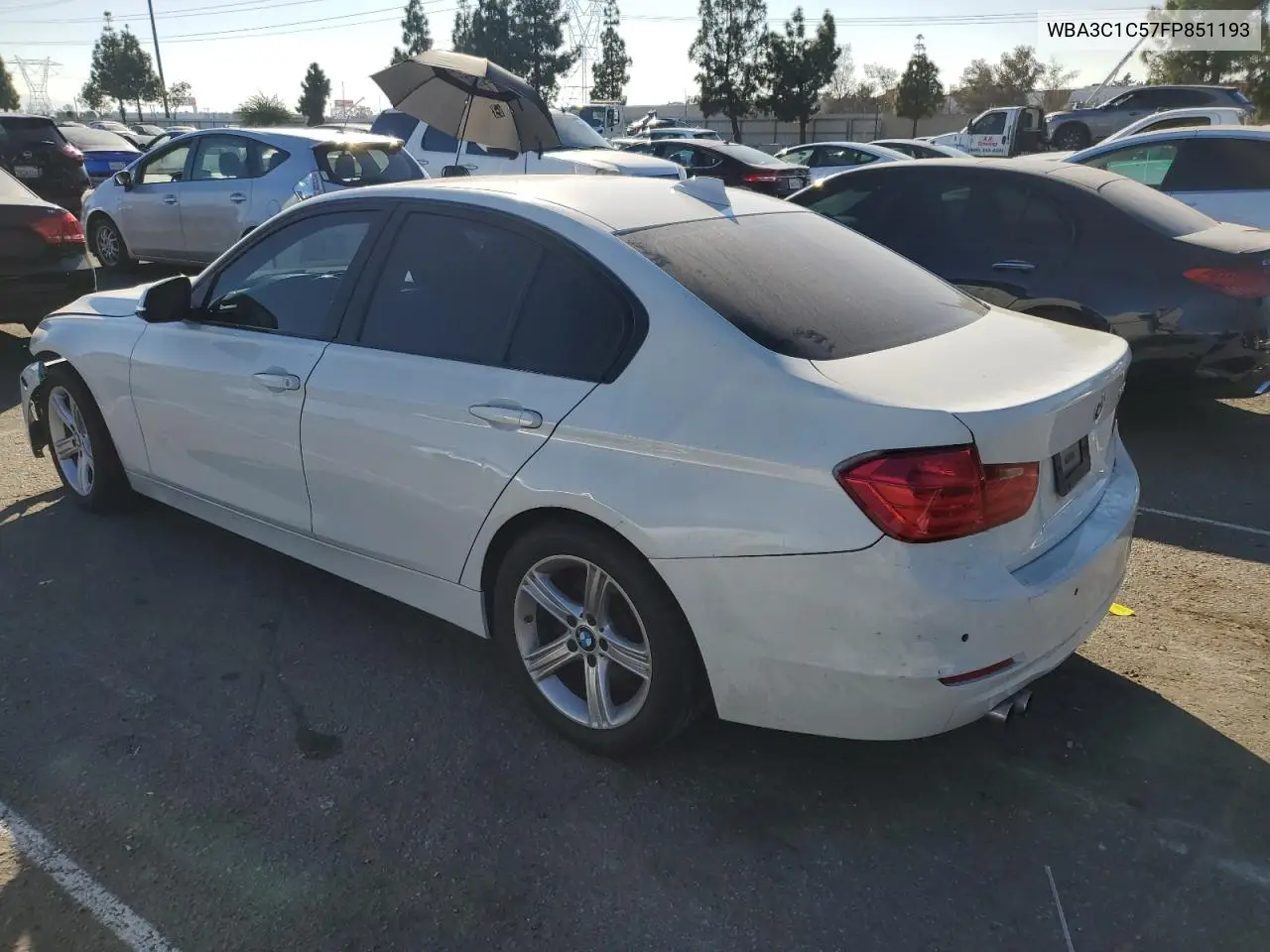 WBA3C1C57FP851193 2015 BMW 328 I Sulev