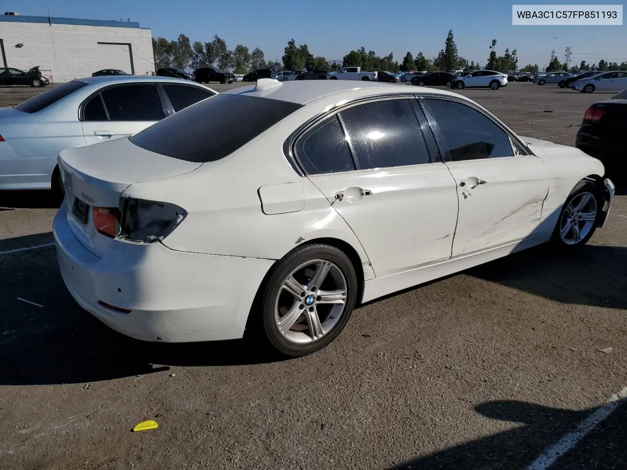 WBA3C1C57FP851193 2015 BMW 328 I Sulev
