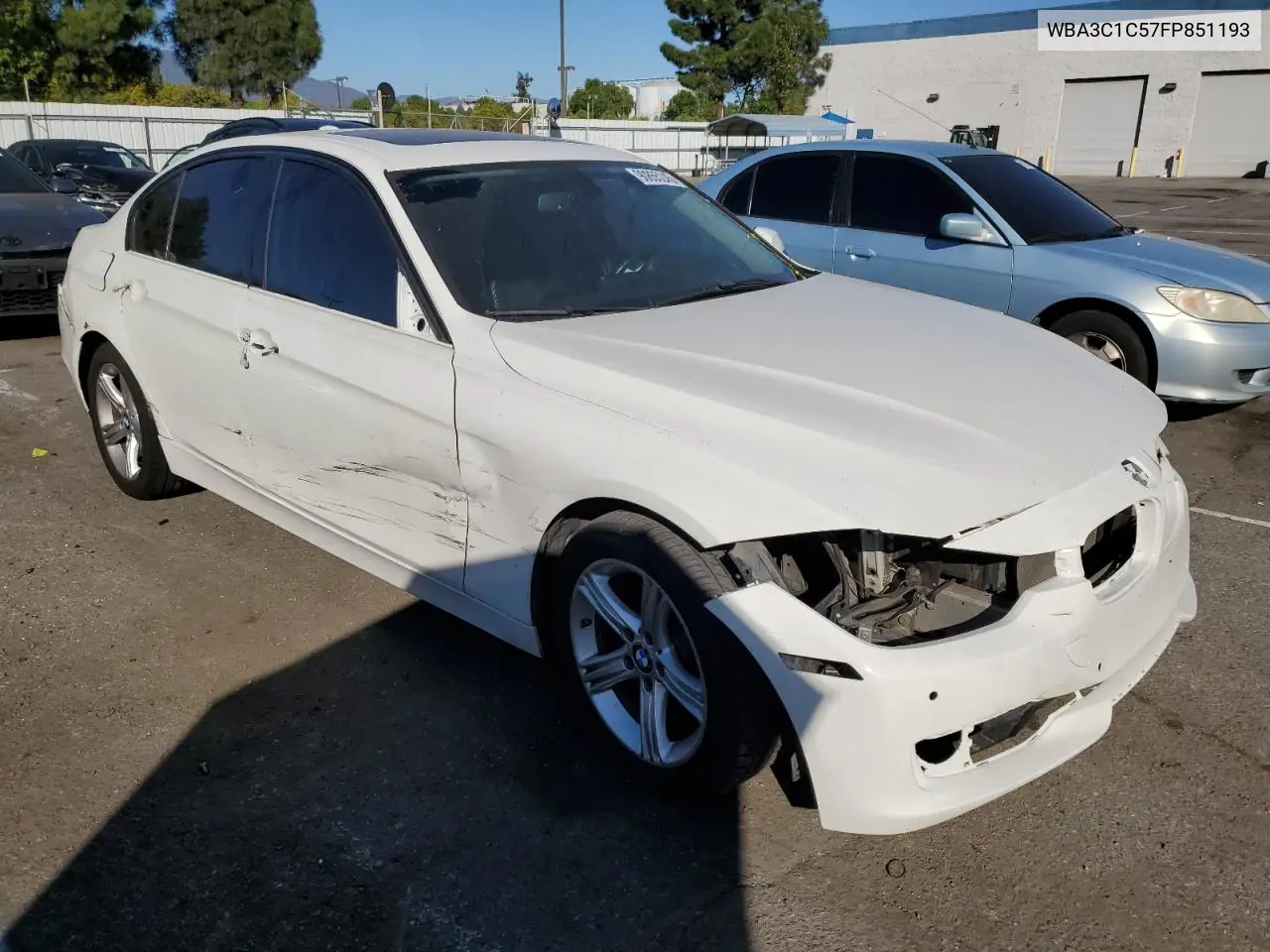 WBA3C1C57FP851193 2015 BMW 328 I Sulev