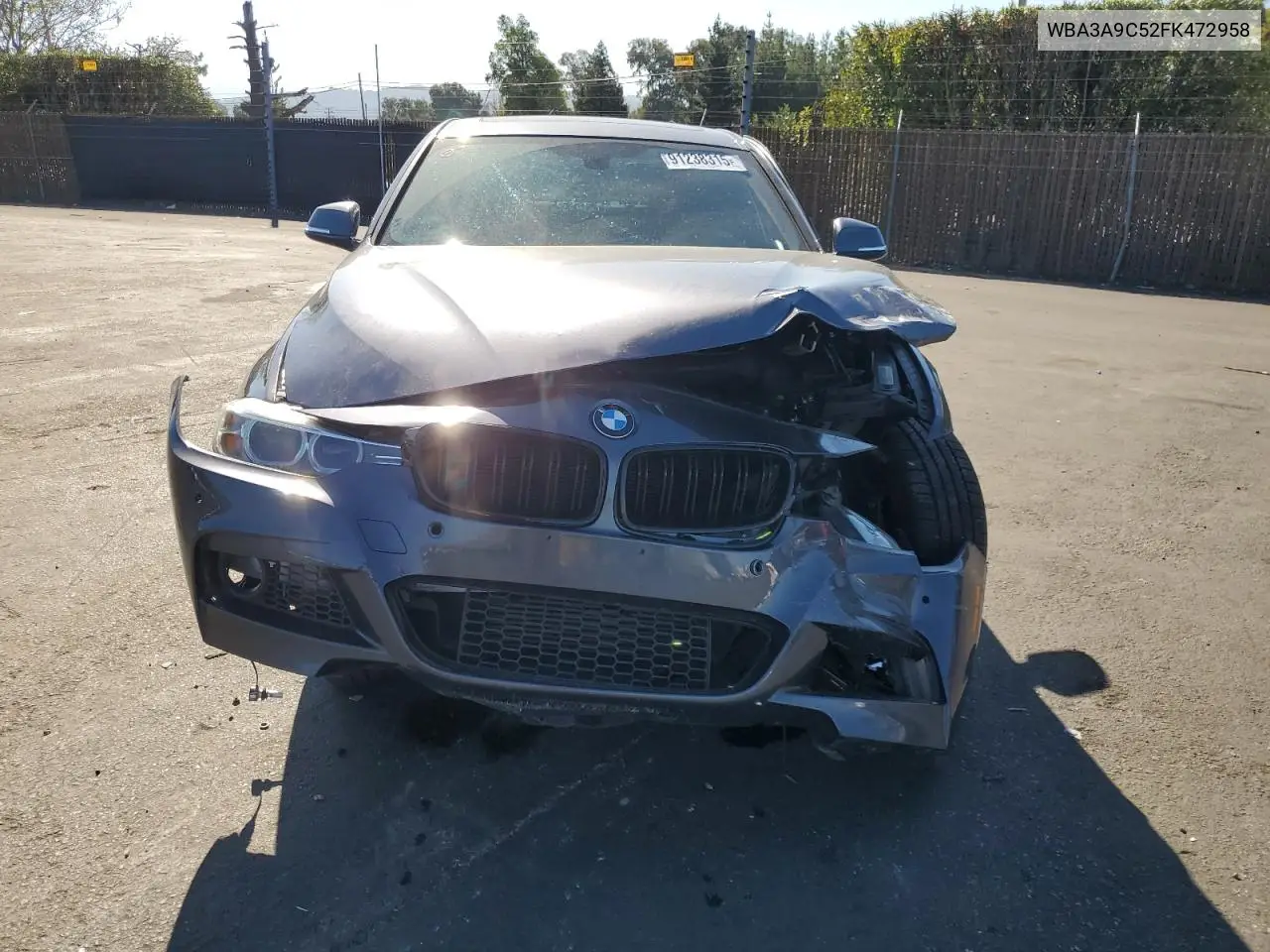 WBA3A9C52FK472958 2015 BMW 335 I
