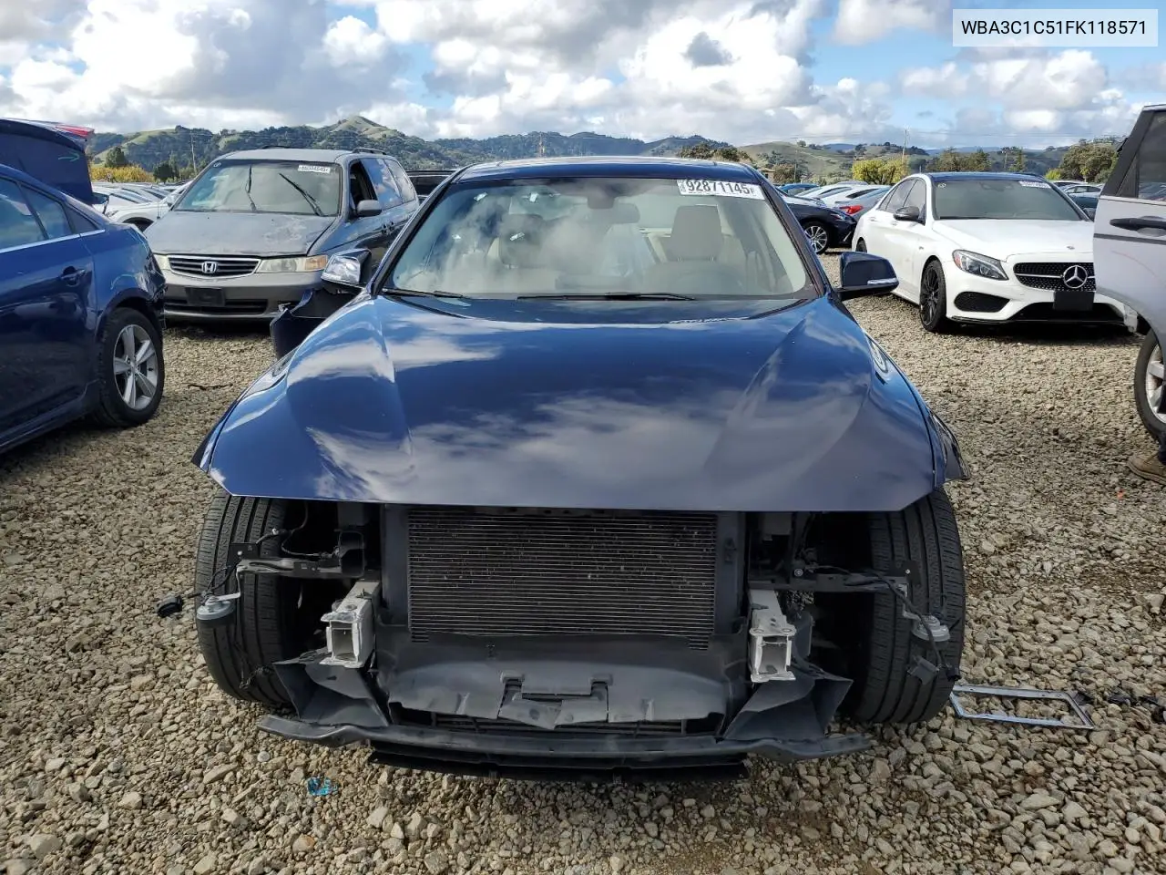 WBA3C1C51FK118571 2015 BMW 328 I Sulev