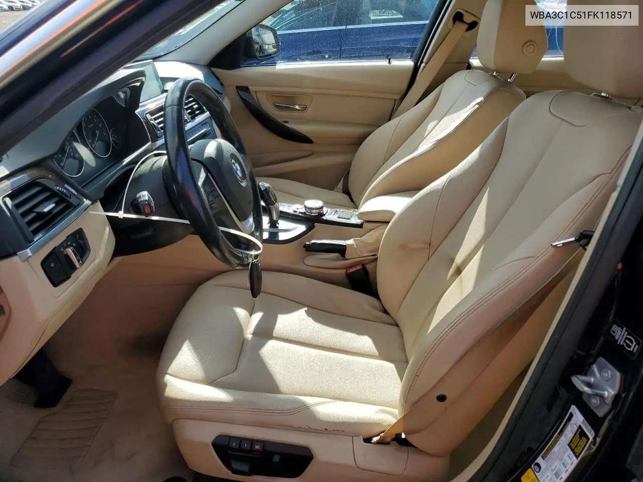 WBA3C1C51FK118571 2015 BMW 328 I Sulev