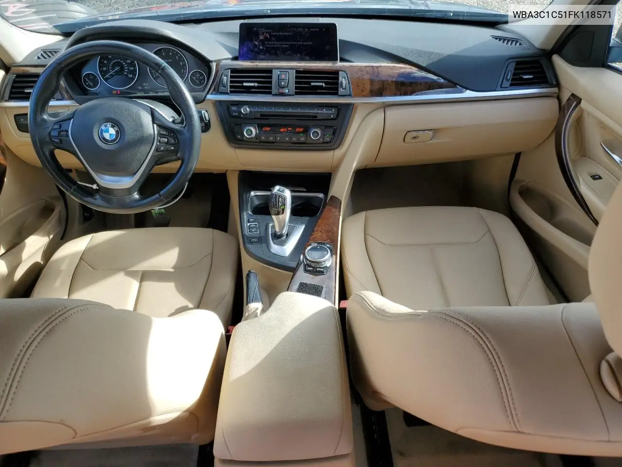 WBA3C1C51FK118571 2015 BMW 328 I Sulev