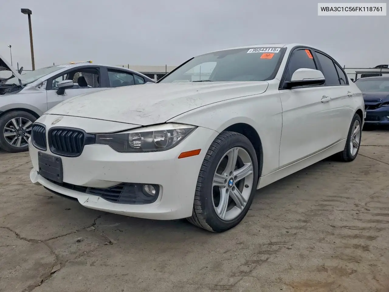 WBA3C1C56FK118761 2015 BMW 328 I Sulev
