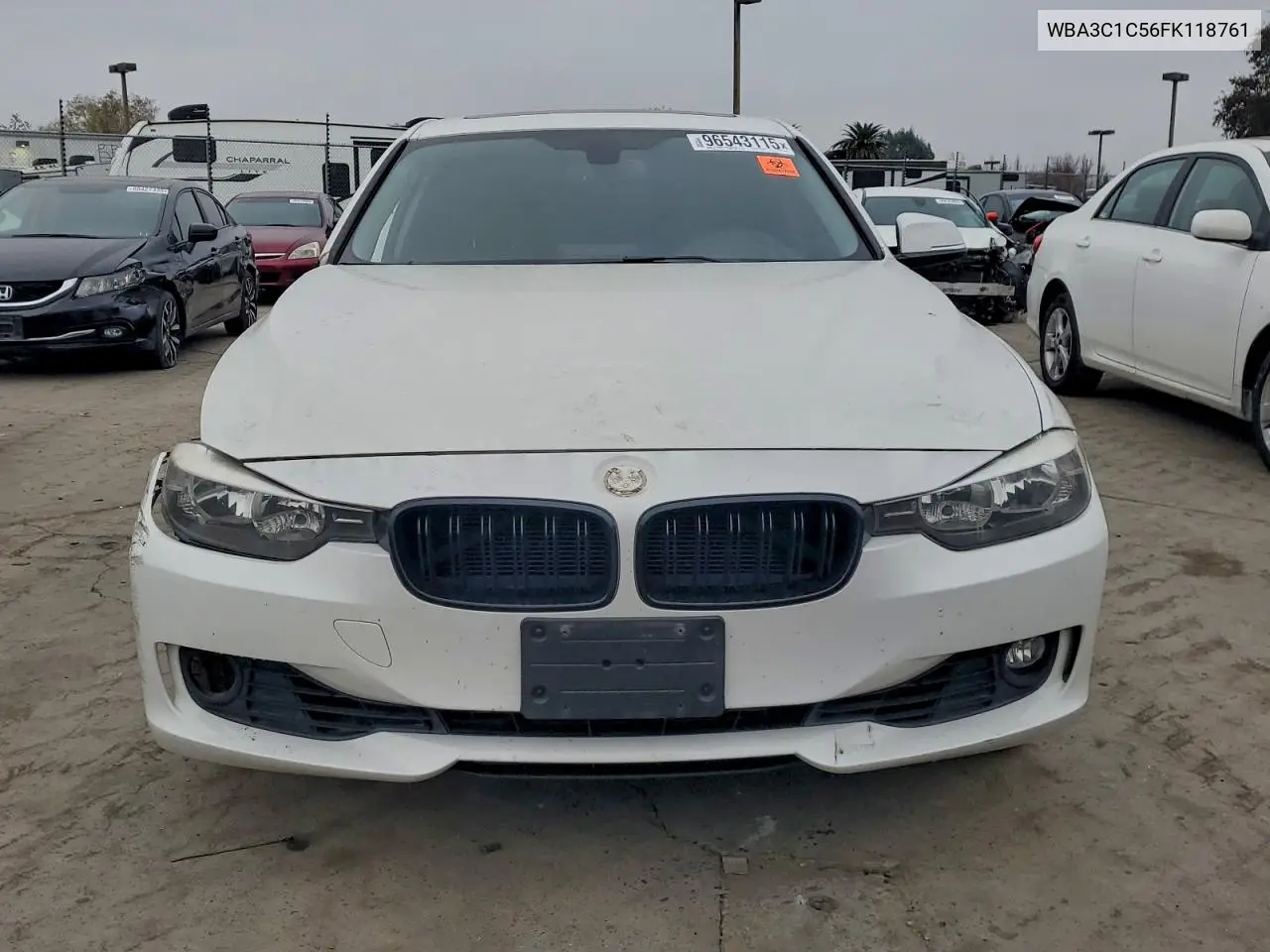 WBA3C1C56FK118761 2015 BMW 328 I Sulev