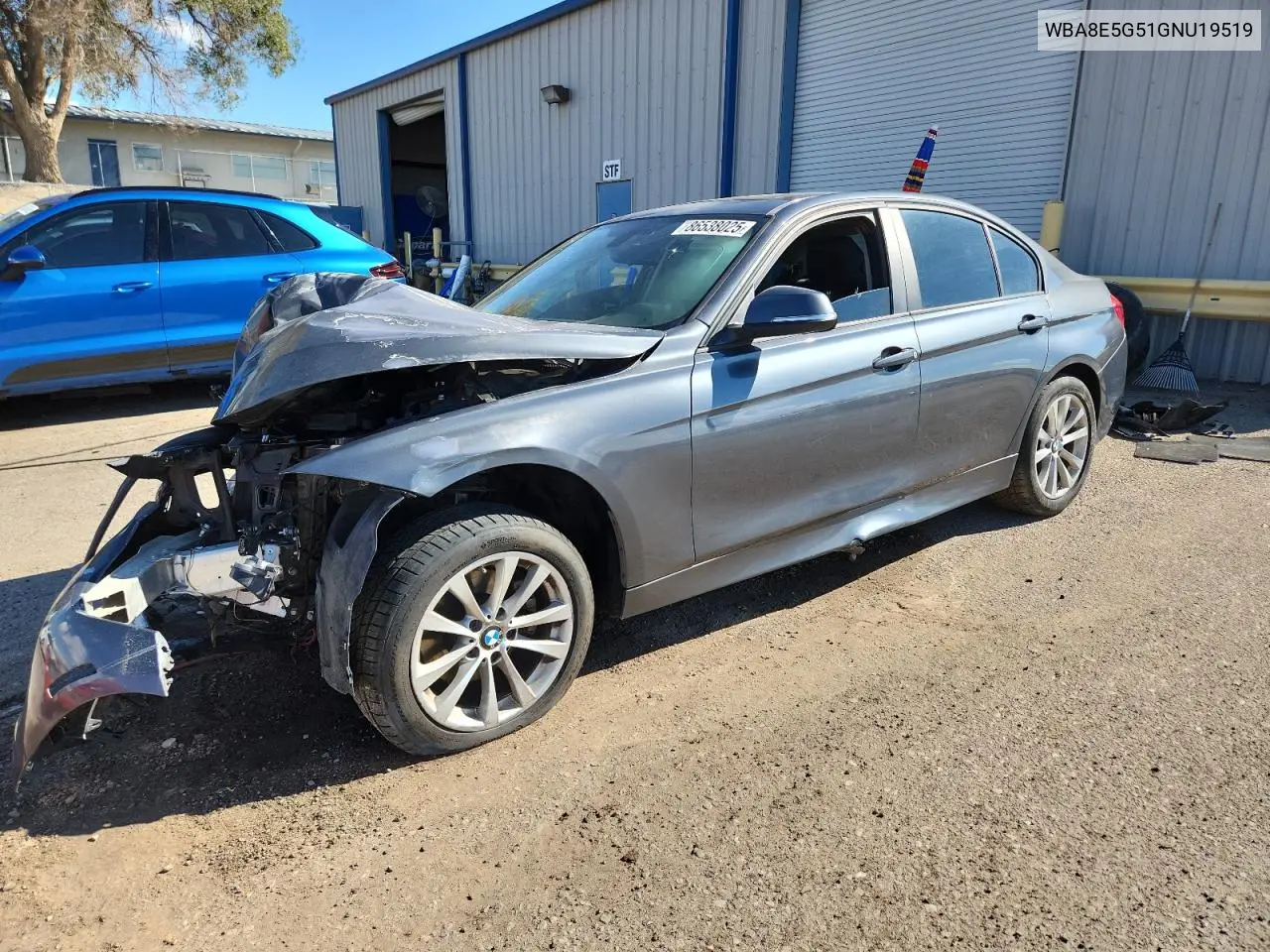 WBA8E5G51GNU19519 2016 BMW 320 Xi