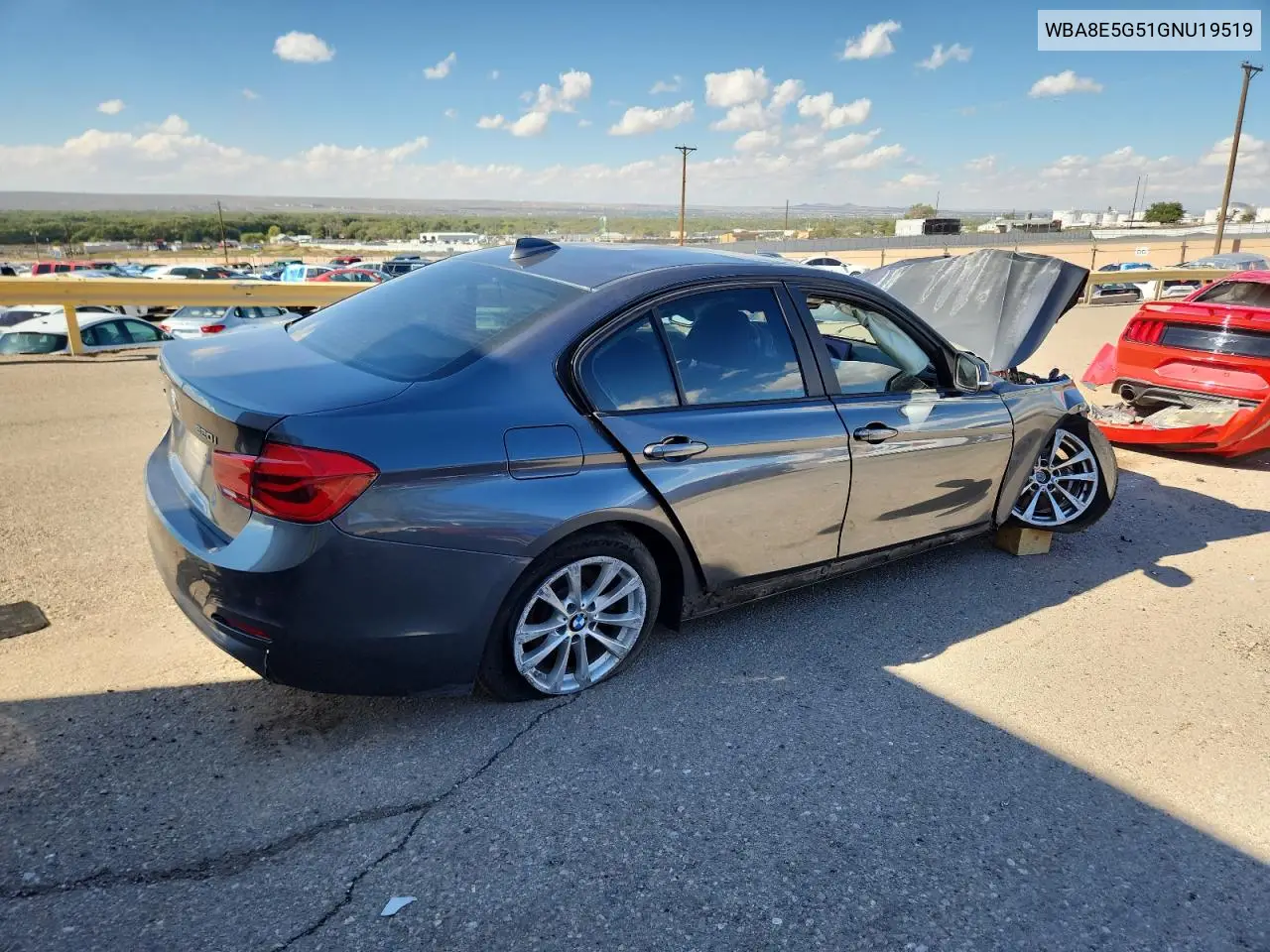 WBA8E5G51GNU19519 2016 BMW 320 Xi