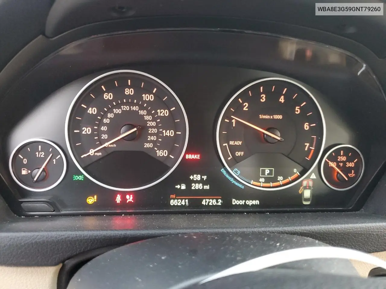 WBA8E3G59GNT79260 2016 BMW 328 Xi Sulev