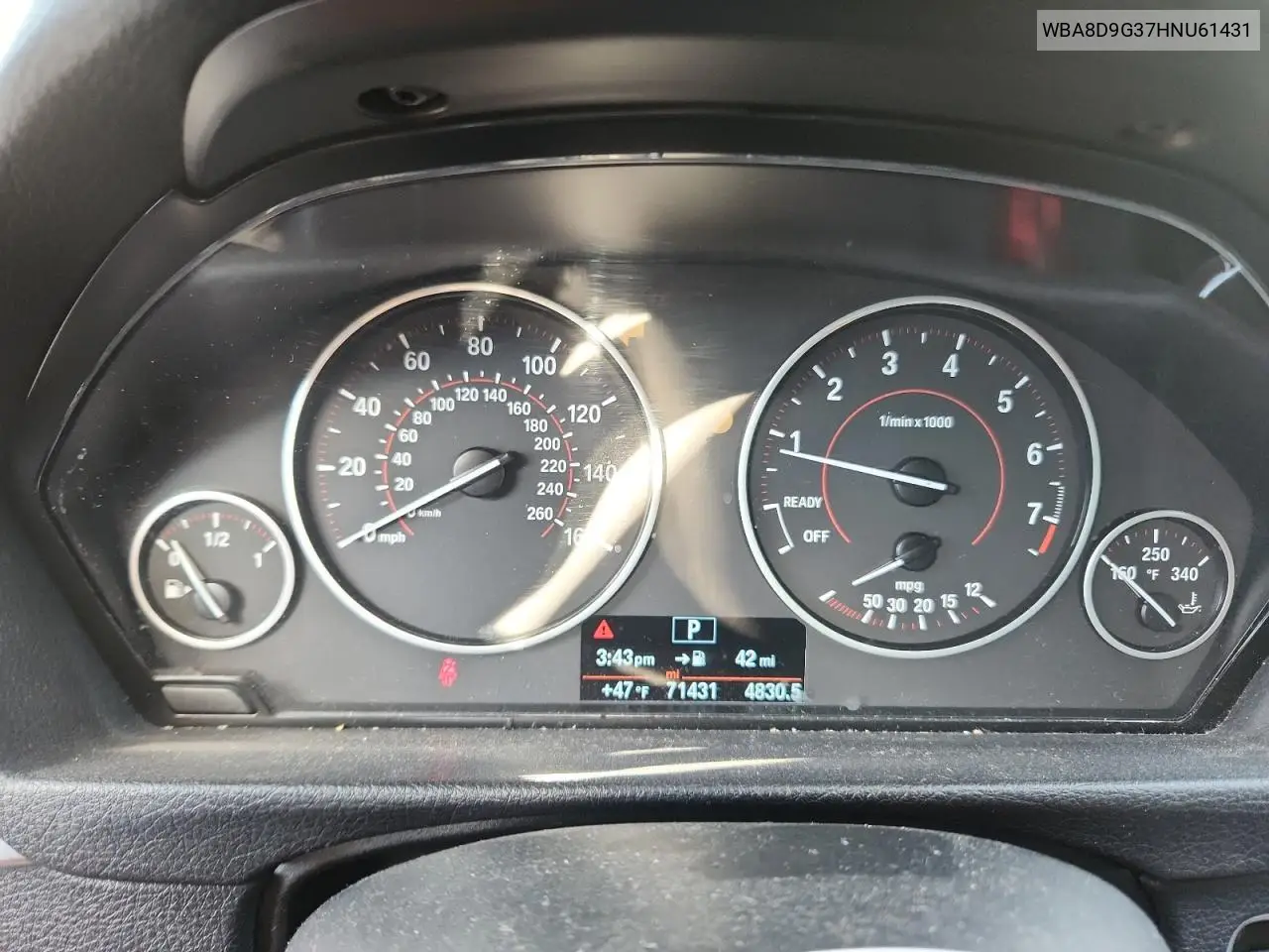 WBA8D9G37HNU61431 2017 BMW 330 Xi