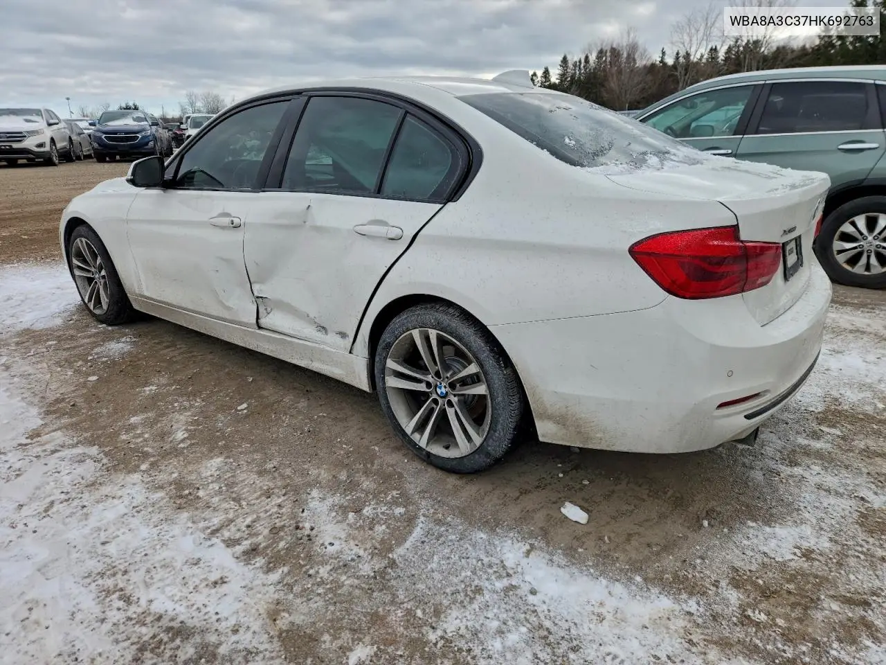 WBA8A3C37HK692763 2017 BMW 320 Xi