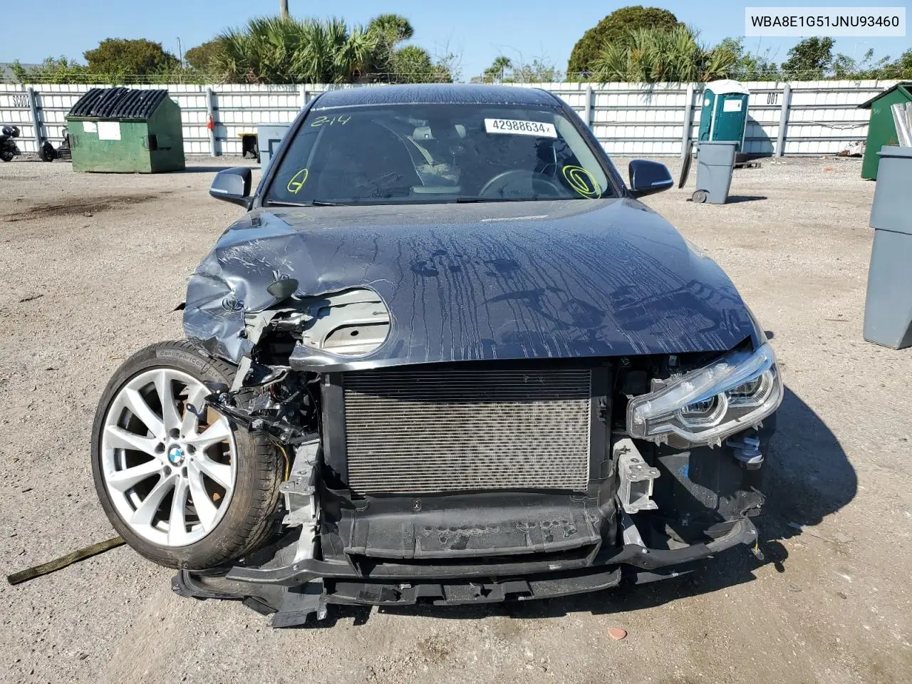 WBA8E1G51JNU93460 2018 BMW 320 I