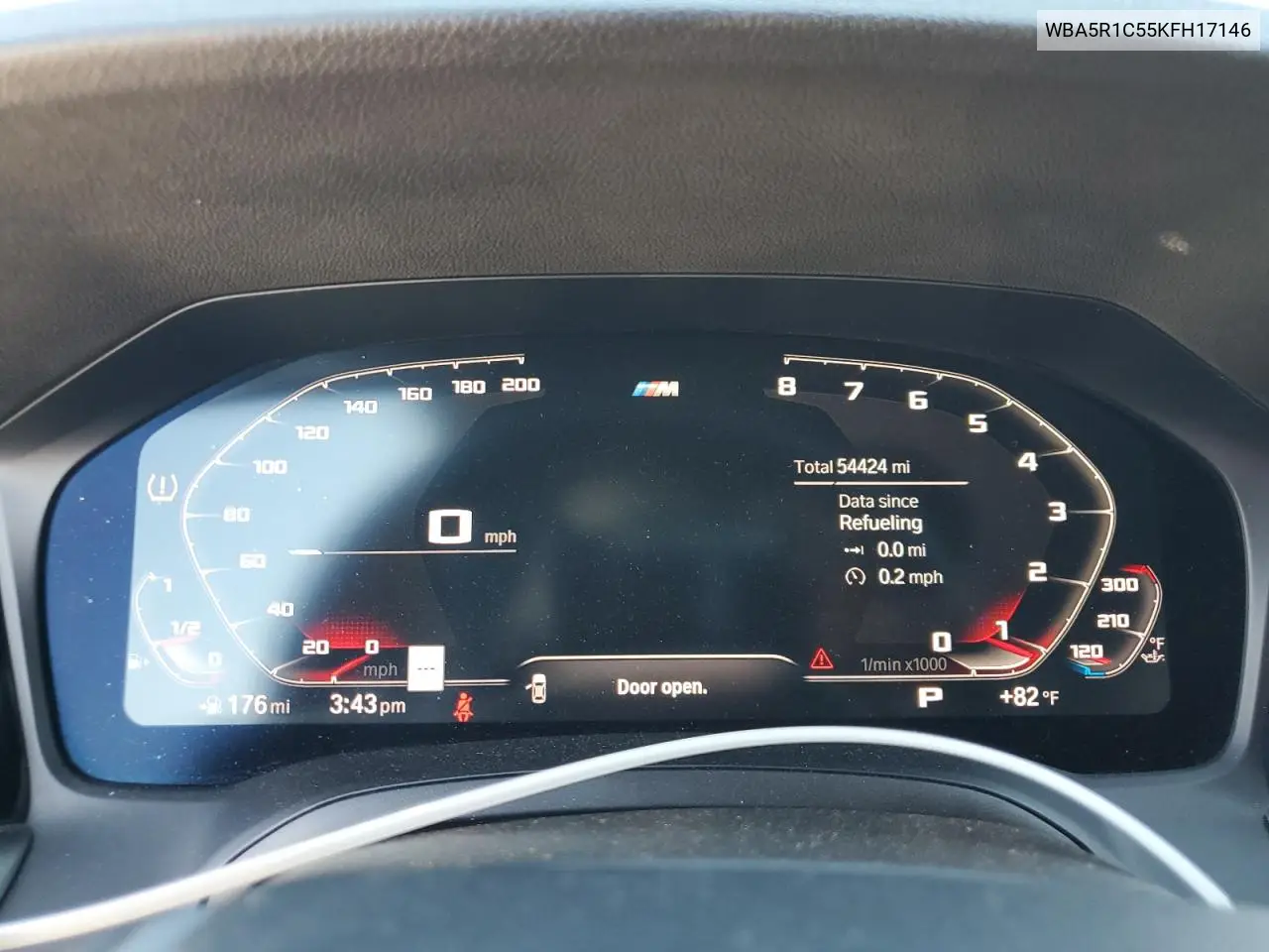 WBA5R1C55KFH17146 2019 BMW 330I