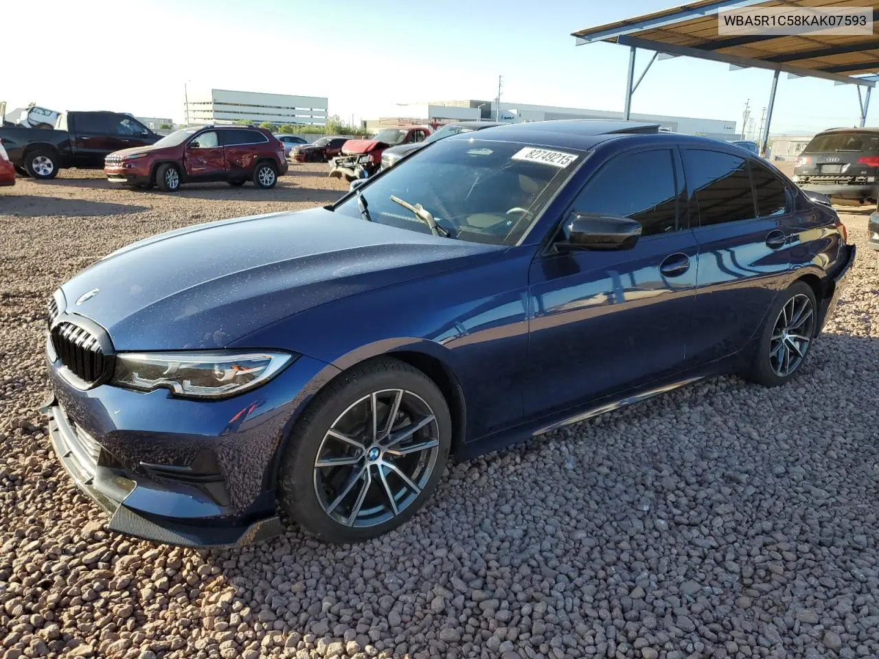 WBA5R1C58KAK07593 2019 BMW 330I