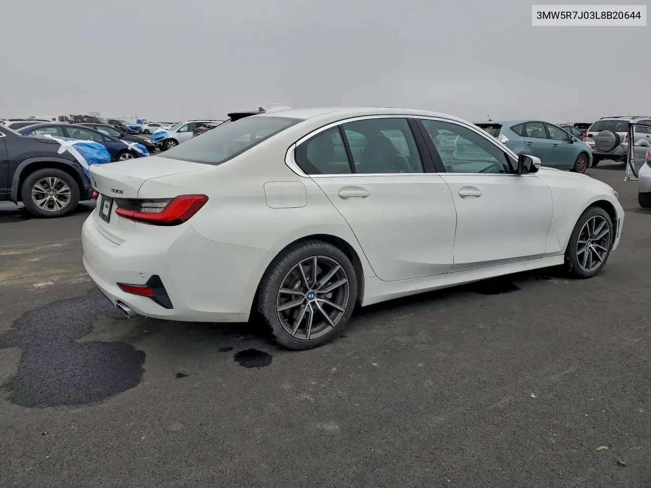 3MW5R7J03L8B20644 2020 BMW 330Xi