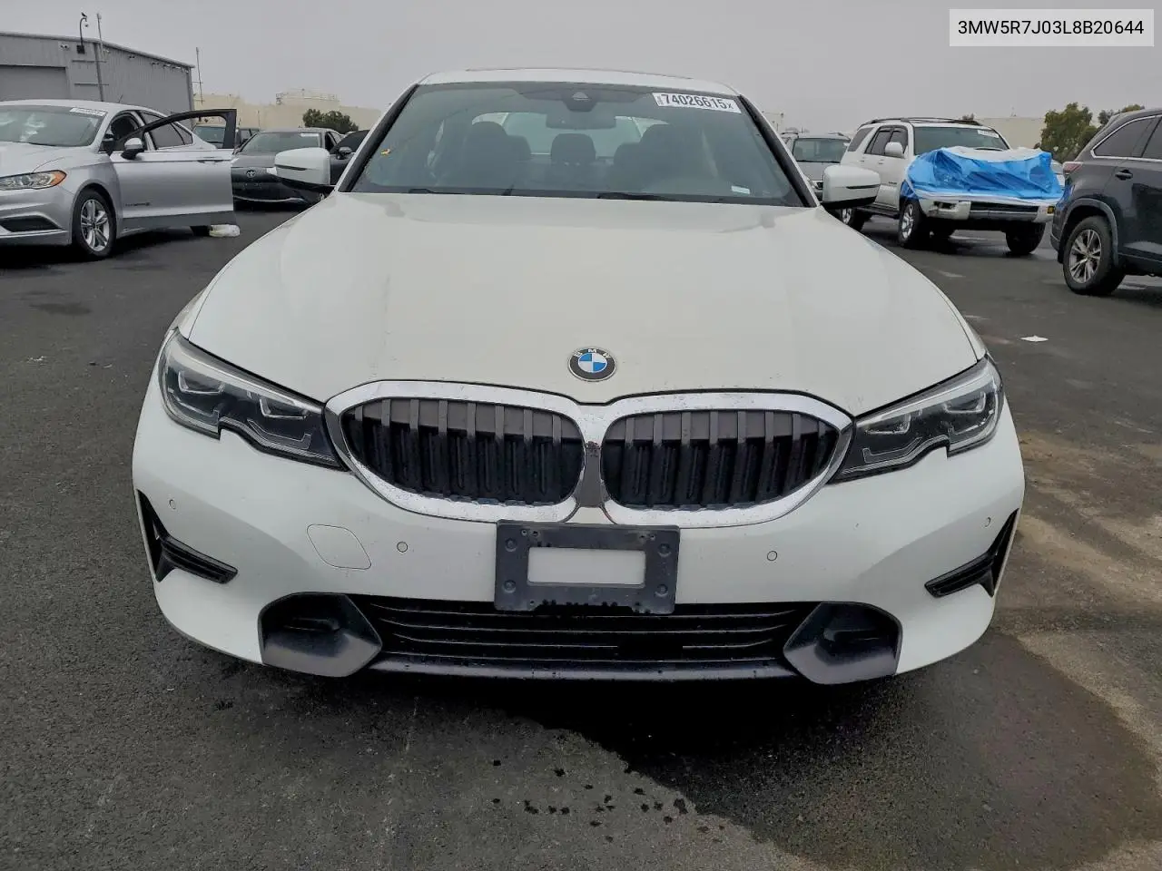 3MW5R7J03L8B20644 2020 BMW 330Xi