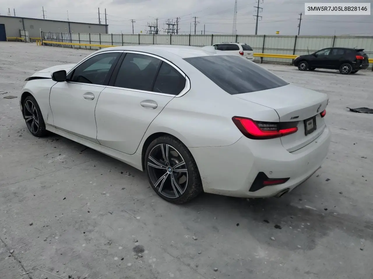 3MW5R7J05L8B28146 2020 BMW 330Xi