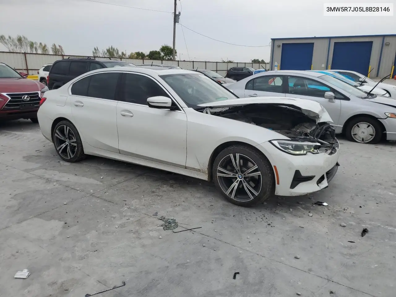 3MW5R7J05L8B28146 2020 BMW 330Xi