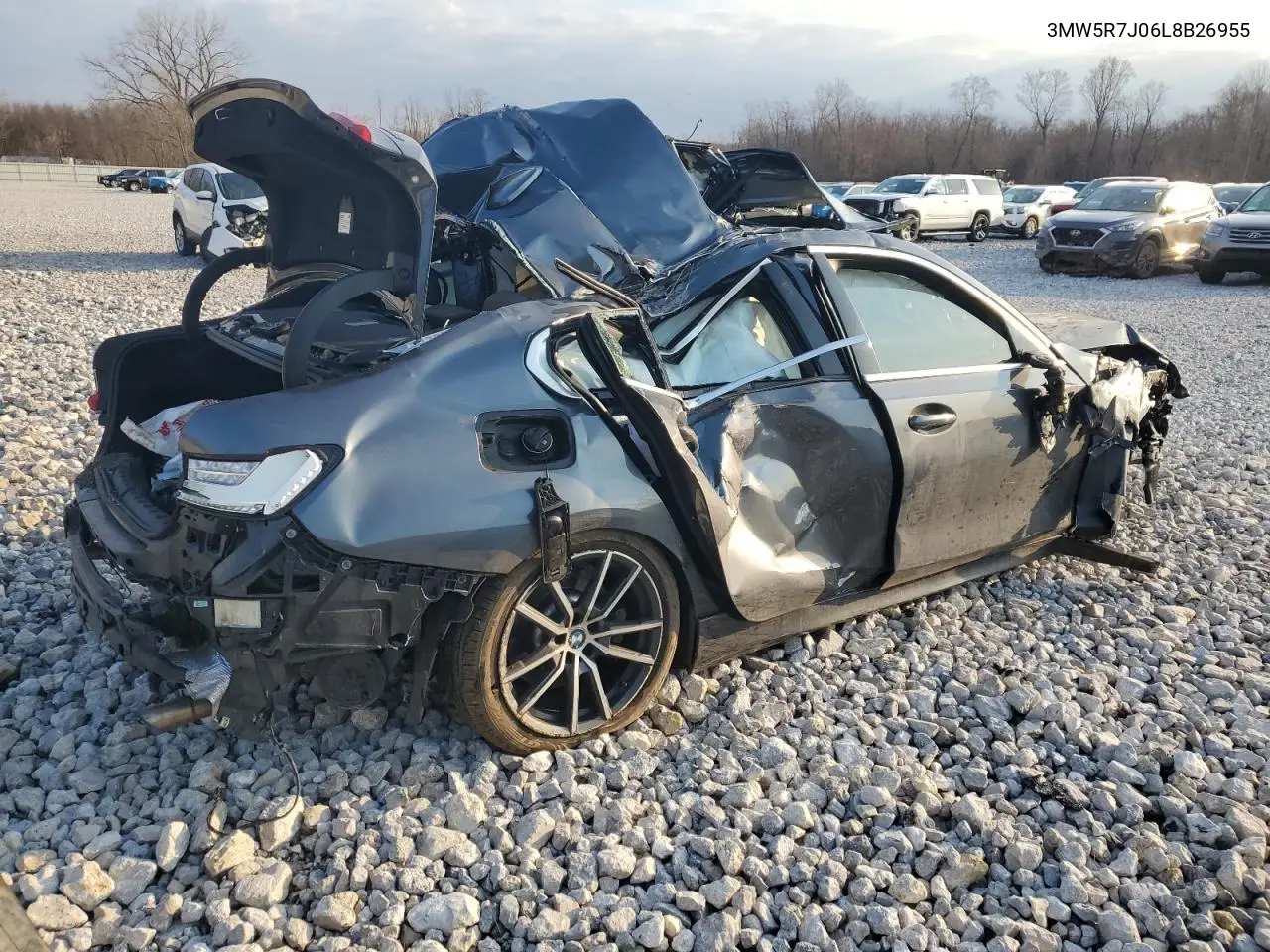 3MW5R7J06L8B26955 2020 BMW 330Xi