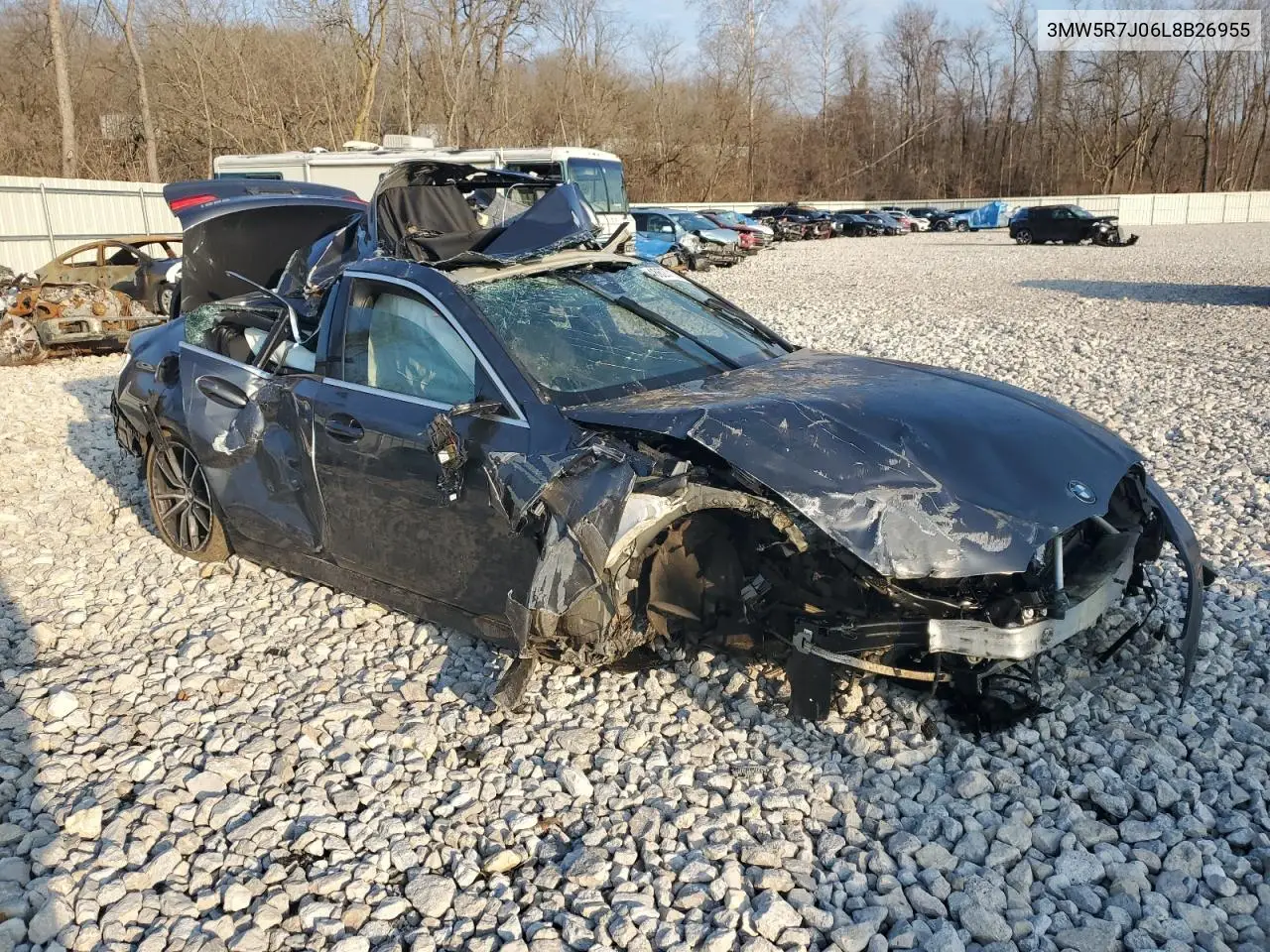 3MW5R7J06L8B26955 2020 BMW 330Xi