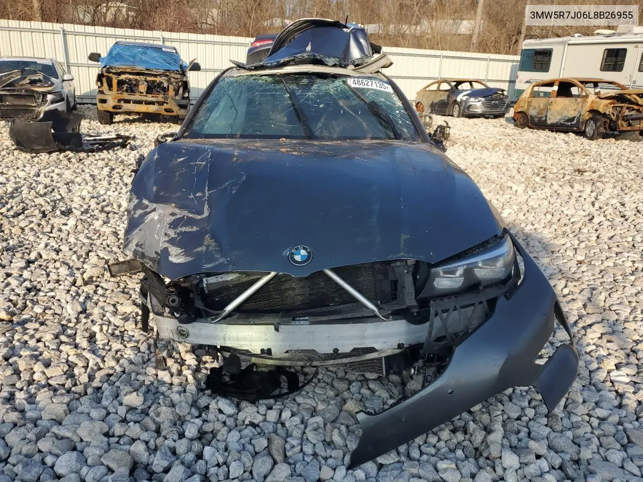 3MW5R7J06L8B26955 2020 BMW 330Xi