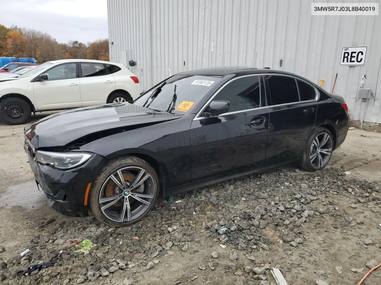 3MW5R7J03L8B40019 2020 BMW 330Xi