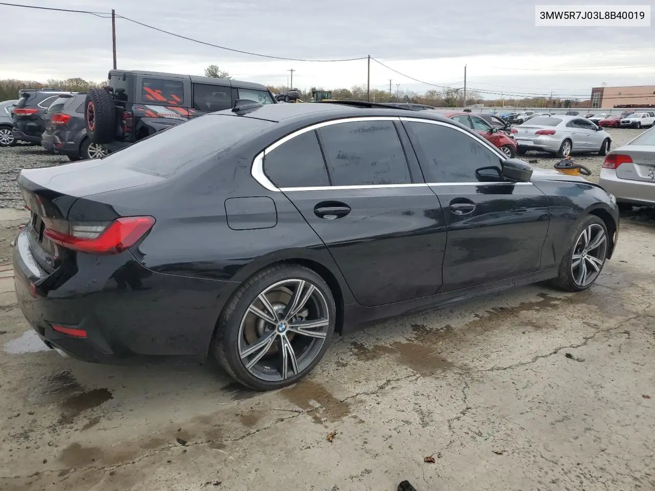 3MW5R7J03L8B40019 2020 BMW 330Xi